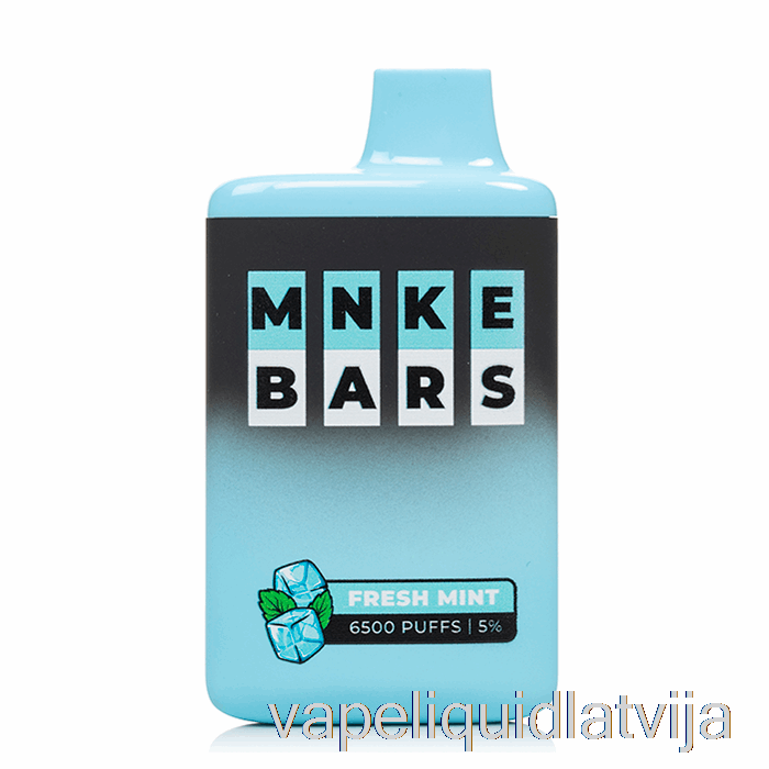 Mnke Batoniņi 6500 Vienreizējais Svaigs Piparmētru Vape šķidrums
